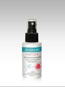 Severina 80 ml Antibak. means for the treatment of hands and nails (Sanitizer) (term until 03.2023)